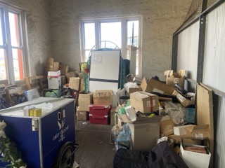 Hoarded storage unit, fully cleared & swept